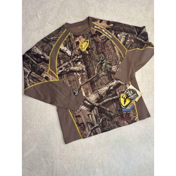 BNWT Scentblocker XLarge XL Long Sleeve Mossy Oak Camo Hunting Shirt Trinity - Picture 1 of 13